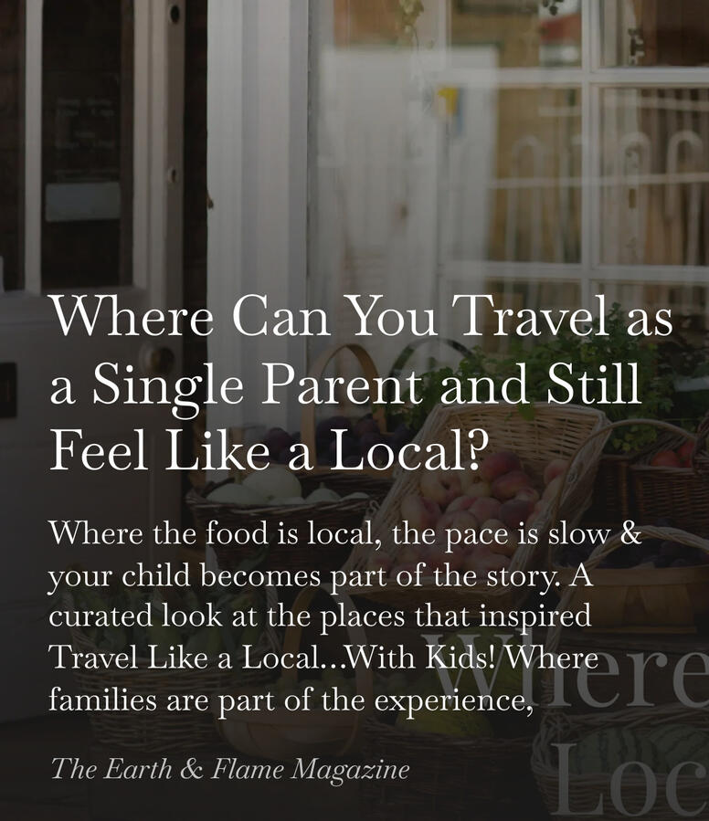 Where to go as a single parent and still feel like a local